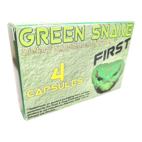 Green Snake First - капсули с хранителни добавки за мъже (4бр.)