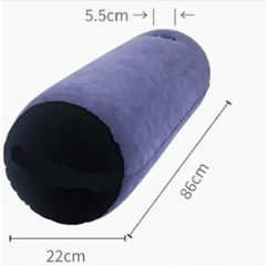   Magic Pillow - надуваема секс възглавница - цилиндрична (лилава)