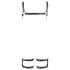 ZADO - кожен хамаил тяло - черен
