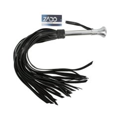   ZADO - дълъг, изключително здрав кожен камшик (черен)
