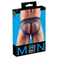  Svenjoyment - мъжки прашки с отвор - черно-сини - L
