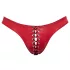 Svenjoyment - мъжки боксерки с връзки - черен/червен