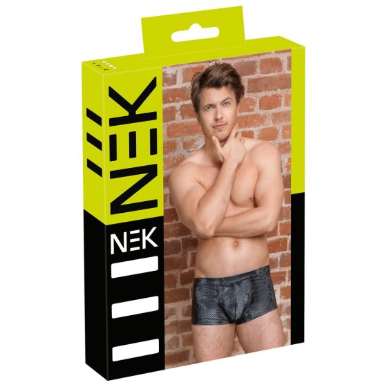 NEK - боксерки от змийска кожа (черни)