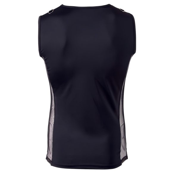 Svenjoyment - мъжки корсет с връзки - черен - L