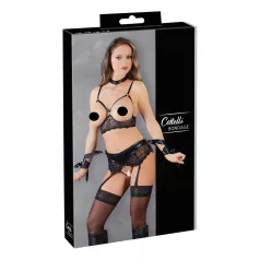   Cottelli Bondage - секси бельо комплект с дантела 5 части