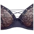 Cottelli Party - комплект сутиен с връзки - черен - 85C/L