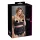 Cottelli Plus Size - сутиен-лифтер с презрамки и пръстени (черен) - 95E