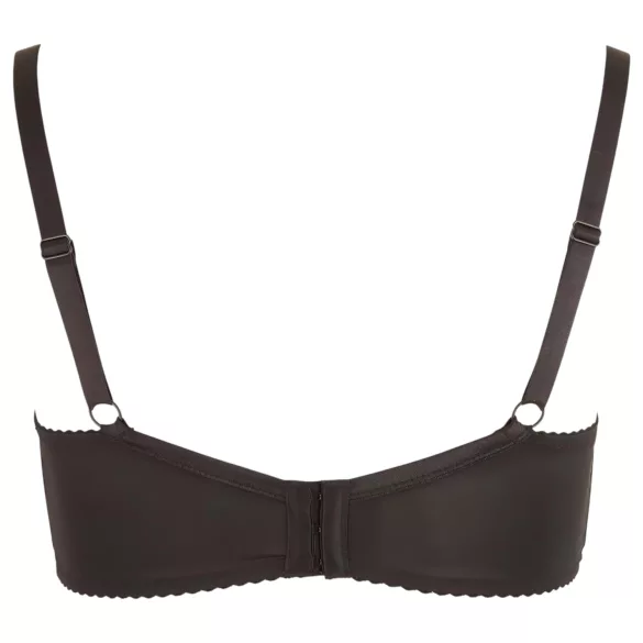 Cottelli - плюс размер сутиен с банели - черен