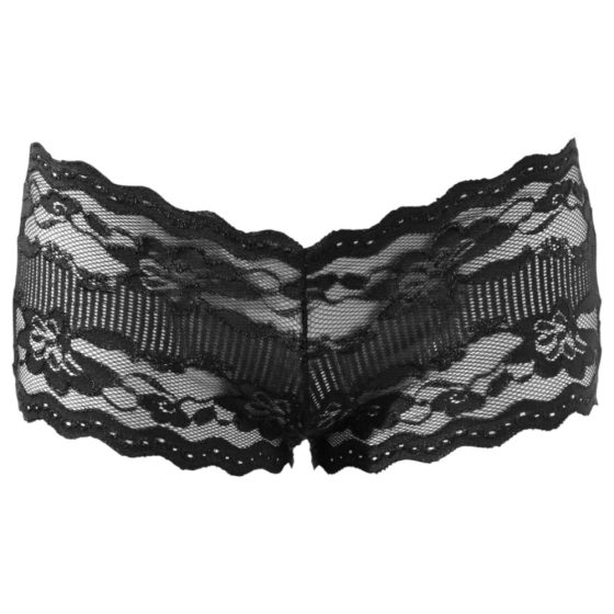 Cottelli - Шикозни дантелени френски бикини (черни) - XL