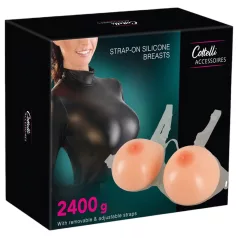   Cottelli - силиконови повдигащи изкуствени гърди - 2x1200g