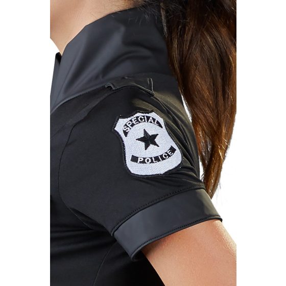 Cottelli Police - Рокля за костюм на полицайка (черна) - M