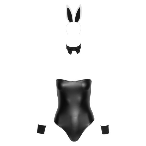 Cottelli Bunny - ярък, секси костюм на зайче (5 части) - L
