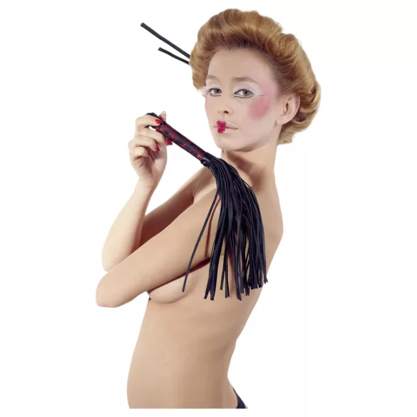 Bad Kitty - бондаж комплект - червено/черно