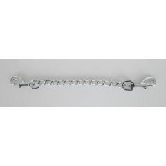   ZADO - двоен метален карабинер и верига (15 см)