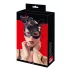 Bad Kitty - маска за лице котка - изкуствена кожа, стразове, черна, S-L