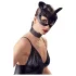 Bad Kitty - маска за лице котка - изкуствена кожа, стразове, черна, S-L