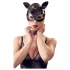 Bad Kitty - маска за лице котка - изкуствена кожа, стразове, черна, S-L