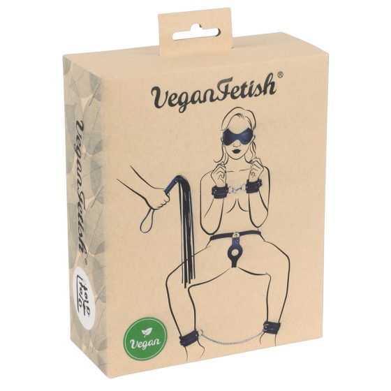 Vegan Fetish - комплект за връзване (7 части) - черен