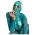 Beasty Suits Reptiloid Roleplay - костюм за ролеви игри на влечуго с маска (зелен) - L/XL