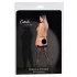 Cottelli Legwear - дамски чорапи до бедрото - леопардов принт - черни