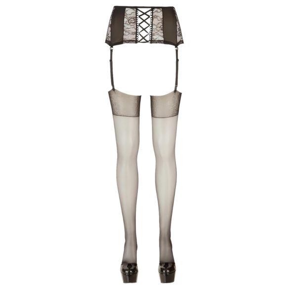 Котели - сатенени чорапи (черни) - 2/S