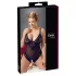 Cottelli Plus Size - дамско боди с дантела - черно
