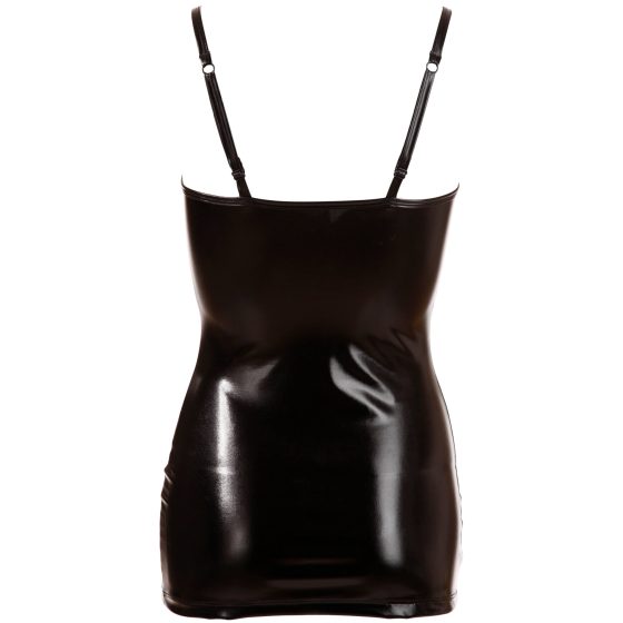 Cottelli - Блестяща корсетна рокля (черна) - XL