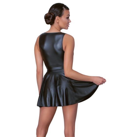 Cottelli - плисирана рокля с колан (черна) - M