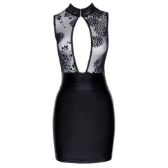   Noir - прозрачен топ, блестяща мини рокля (черна)