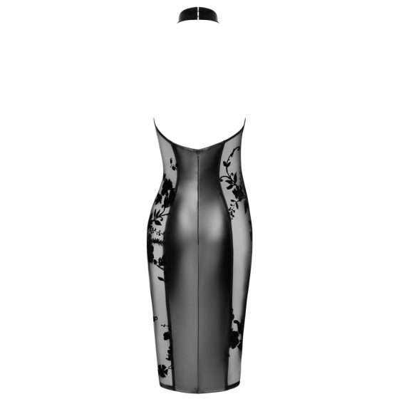 Noir - рокля с прозрачно деколте (черна)