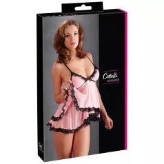   Cottelli - дамски babydoll - къдрава пола - черна - M