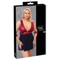 Cottelli Bondage Plus Size - бебидол (червен)