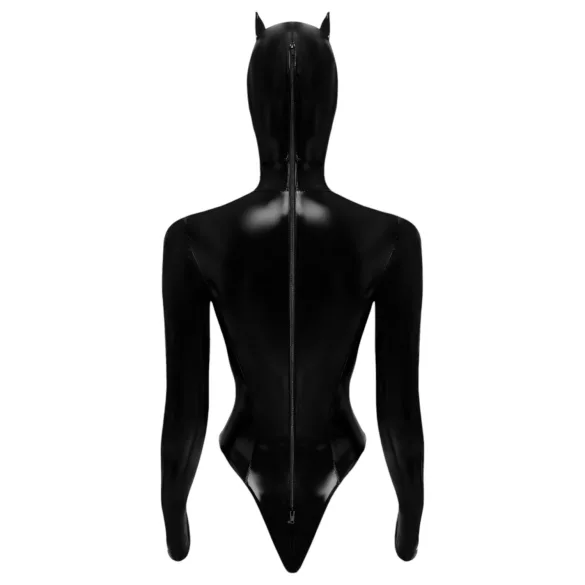 Black Velvets - бодиплът с дълъг ръкав Batwoman - черен