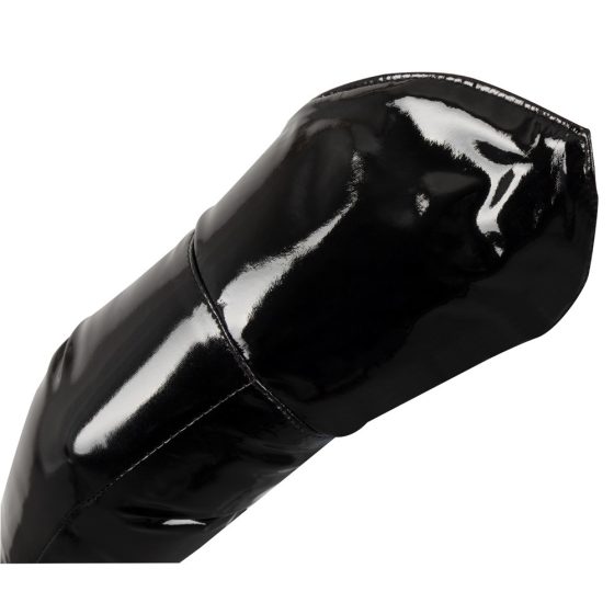 Black Level - изключително дълги лакирани ръкавици (черни)