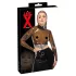 Latex X прозрачна латексова горна част (прозрачна-черна)
