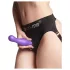 Strap-on-me Curvy S - вълнообразно дилдо с вендуза (лилаво)