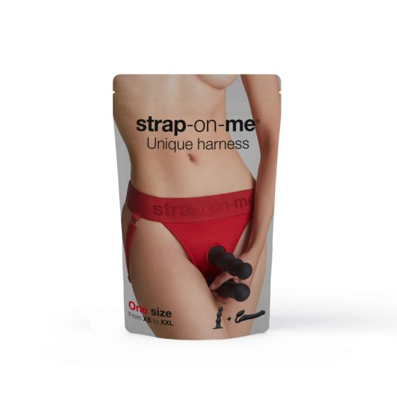 Strap-on-me - Долна част за strap-on дилдо - XS-XXL (червена)