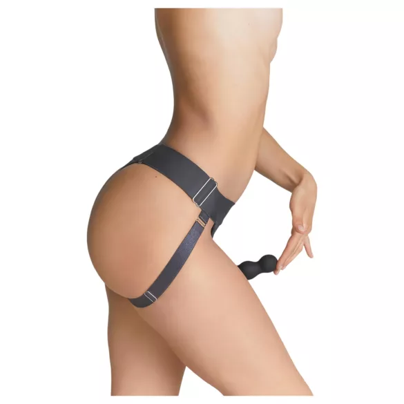 Strap-on-me - долно пристегаемо дилдо - XS-XXL (сиво)