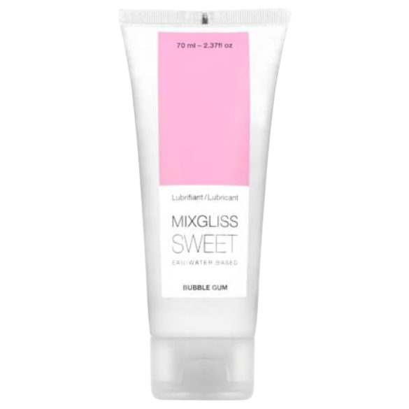 Mixgliss Sweet Bubble Gum - водно-базирано лубрикант - дъвка (70ml)