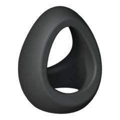   Love to Love Flux - силиконов пенис пръстен (черен)