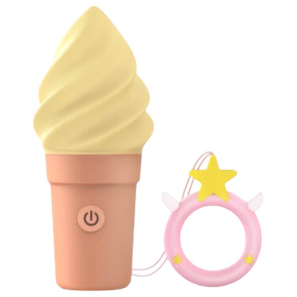 Love to Love Cand Ice - акумулаторен клиторен вибратор (ванилия)