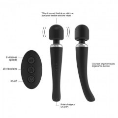   Dorcel Megawand - акумулаторен масажен вибратор (черен)