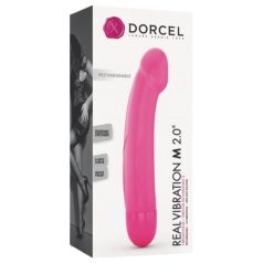   Dorcel Real Vibration M 2.0 - акумулаторен вибратор (розов)