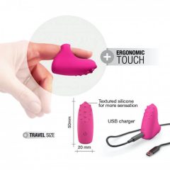  Dorcel Magic Finger - акумулаторен вибратор за пръсти (розов)