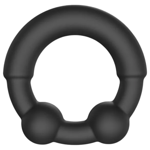 Dorcel - пенис пръстен с метална вложка - черен