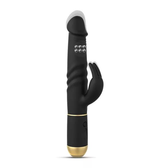 Dorcel - вибратор за двойна стимулация с вибриращ клитор стимулатор - черен