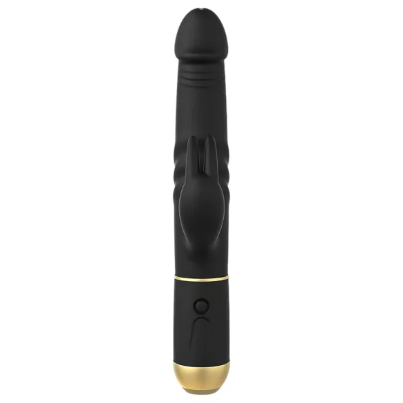 Dorcel - вибратор за двойна стимулация с вибриращ клитор стимулатор - черен