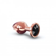   Dorcel Diamond Plug M - алуминиев анален вибратор - среден (розово злато)
