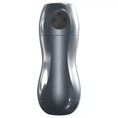   Dorcel Blowjoy Vibe - акумулаторен мастурбатор с засмукване и вибрации (сив)