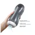 Dorcel Blowjoy Vibe - акумулаторен мастурбатор с засмукване и вибрации (сив)